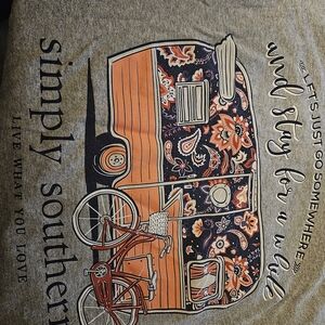 Simply Southern Graphic Tee with Camper Design